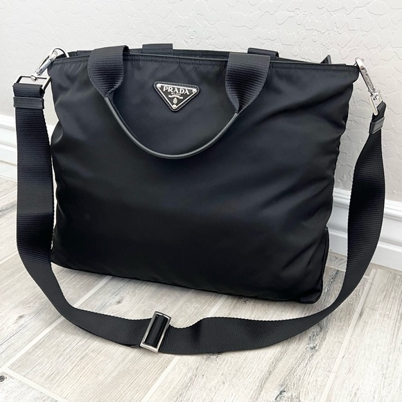 Prada Black Tessuto Crossbody Bag - Picture 2 of 15